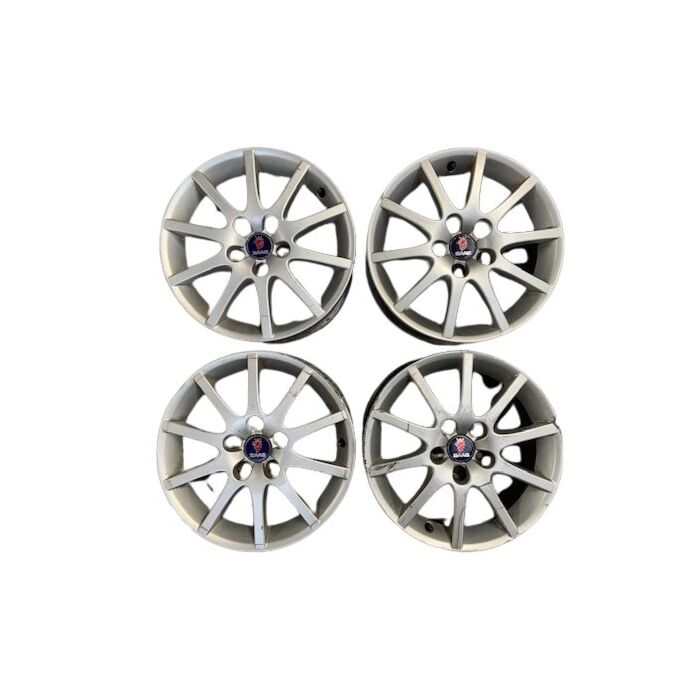 Fælgsæt, 16 tommer, fælg, fælgsæt, original Saab, 12785709, brugt, brugt