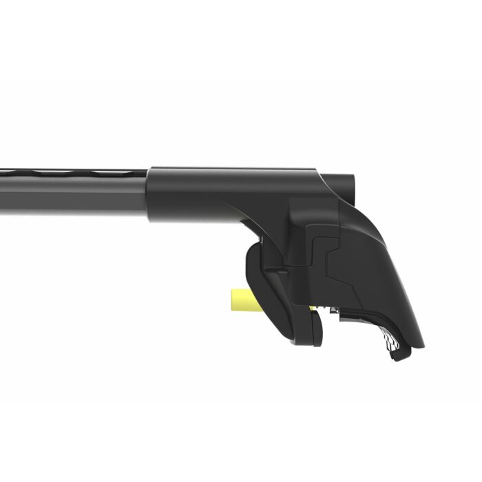 Volvo Dakdragers Zilver voor aan roofrail/dakrail  Volvo V90 Cross Country max 75kg dakrail  wing vorm  voor weinig windgeruis Volvo onderdeel nr DAK1005S2