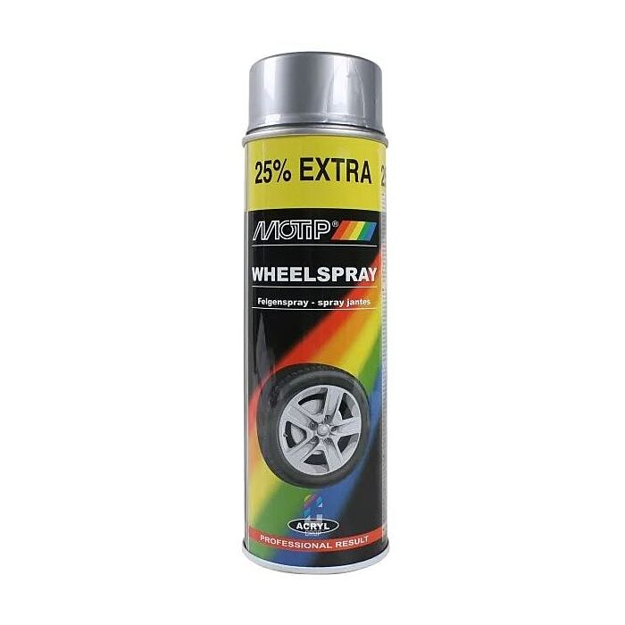 Spuitbus Velgenspray ( zilver ) 420 ml