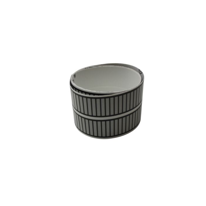 Striping bumper 240+260 voorzijde zilverkleur reflecterend(2stuks) -1980 alu bumper