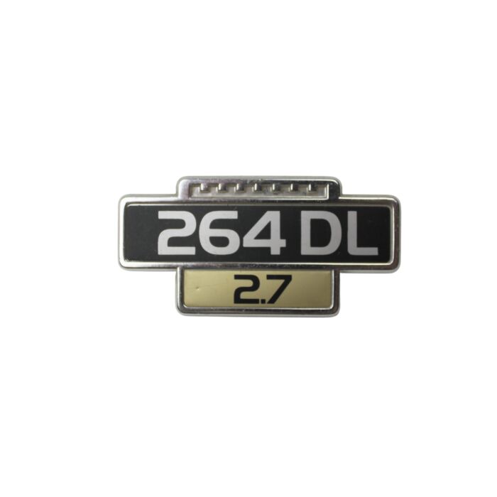 Volvo Emblem tommer 264DL Forskærm i forrude NOS ikke længere tilgængelig Volvo varenummer 1202423
