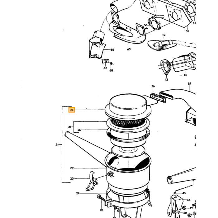Volvo Revet 8,4x16x3 5/16 tommer Volvo varenr. 120265