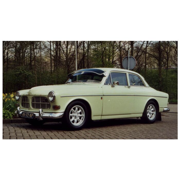 Volvo Zonnekap Amazon/duett blauw (eendelig) gangsterkap Volvo onderdeel nr 120ZB