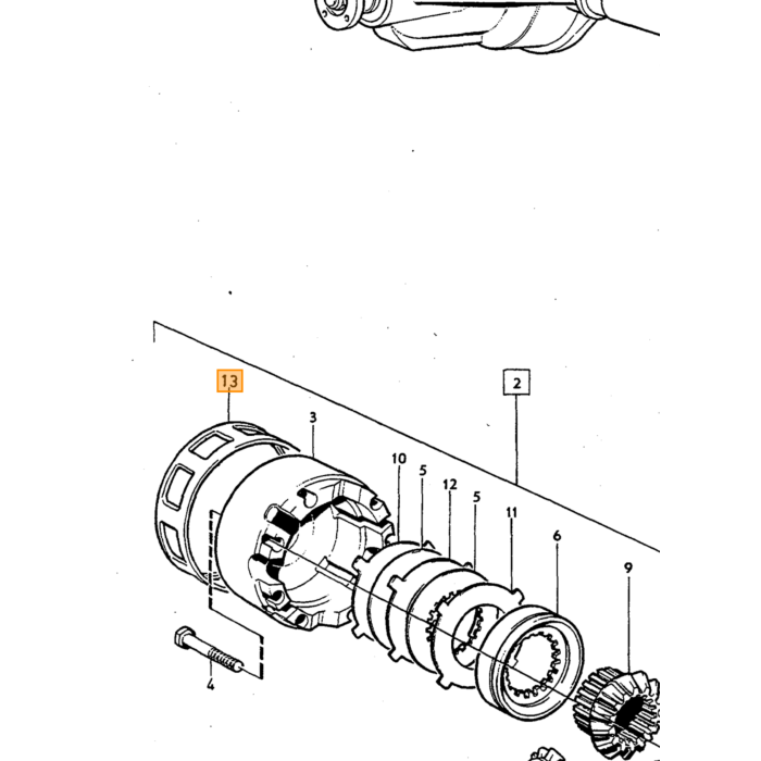 Volvo Sensor hjul abs bagaksel hastighedssensor 240 260 740 760ANTI-SPIN 1988 Volvo varenummer 1220844