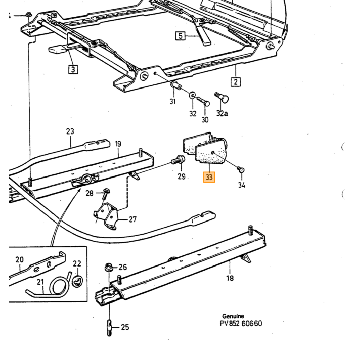 Volvo-afdækning Sort Volvo-typeVolvo 164: Stelnummer Volvo 240 260 262 Volvo varenummer 1224406