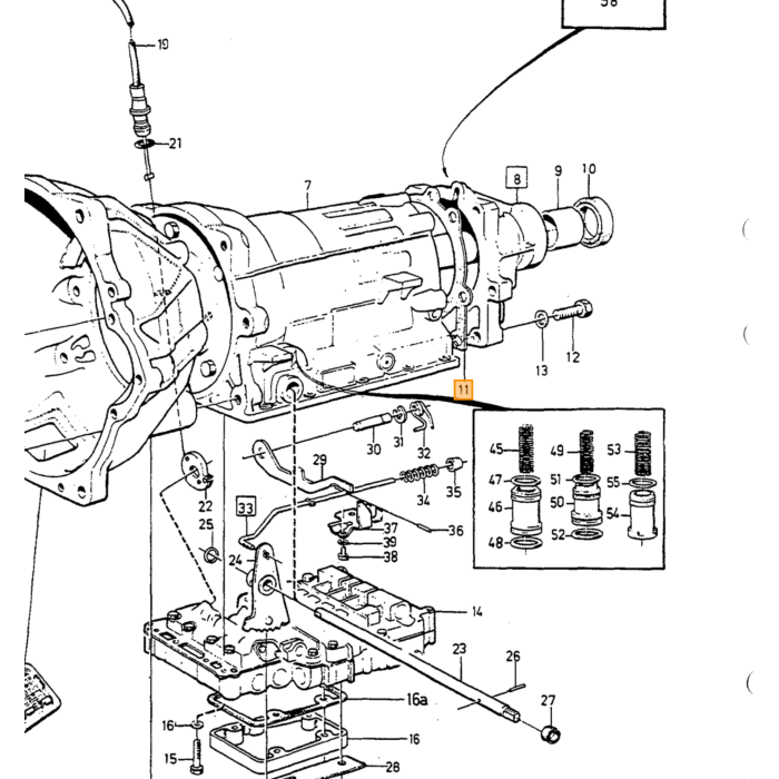 Volvo Batteri 12 volt positiv pol venstre 60AMP farve sort amazon Volvo varenummer 1270