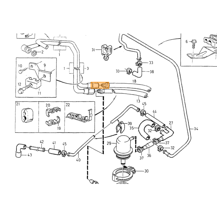 Volvo klemme Volvo varenr. 1275074