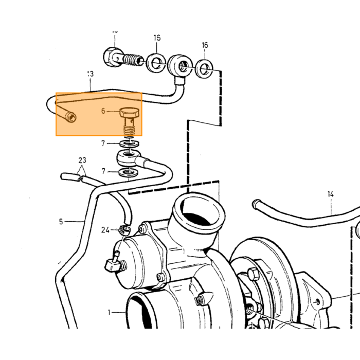 Volvo Luftpumpebeslag gummi sekundær luftpumpe 850 900 C70 (-2005) S70 V70 (-2000) S90 V90 (-1998) V70 XC (-2000 Volvo varenummer 1275534