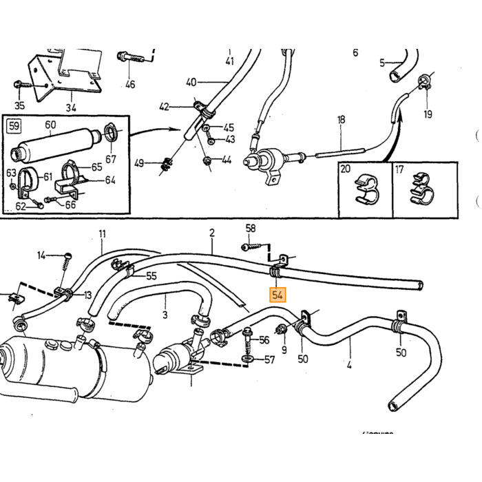 Volvo klemme Volvo varenr. 1324743