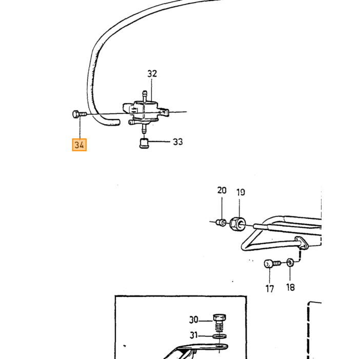 Volvo Forbindelsesstykke/ L-stykke/ albuestykke 3,2 mm 240 740 940 850 S/V70 S60 S80 Volvo varenummer 1332455