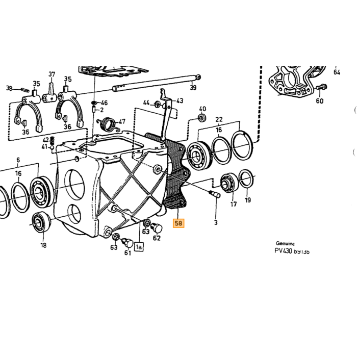 Volvo Packning Volvo typeVolvo 240 260 262 : drevtypeVolvo 740 760 780 : drevtypeVolvo 940 960 : drevtype Volvo varenr. 1340990