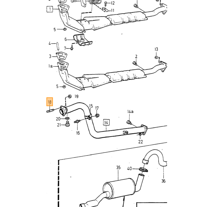 Volvo Bolt Turbo M8 x 40mm Volvo 240 - 740 - 760 - 780 - 940 - 960 - 850 - S70 - V70 - C70 - XC70 - S60 - XC90 - S80 - S40 - V40 Volvo varenummer 1357769