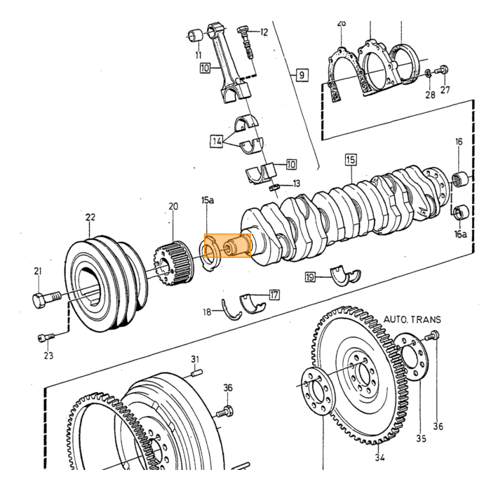 Volvo Tændingsdækselpakning B19+B21+B23+B200+B230 Volvo varenummer 1378493