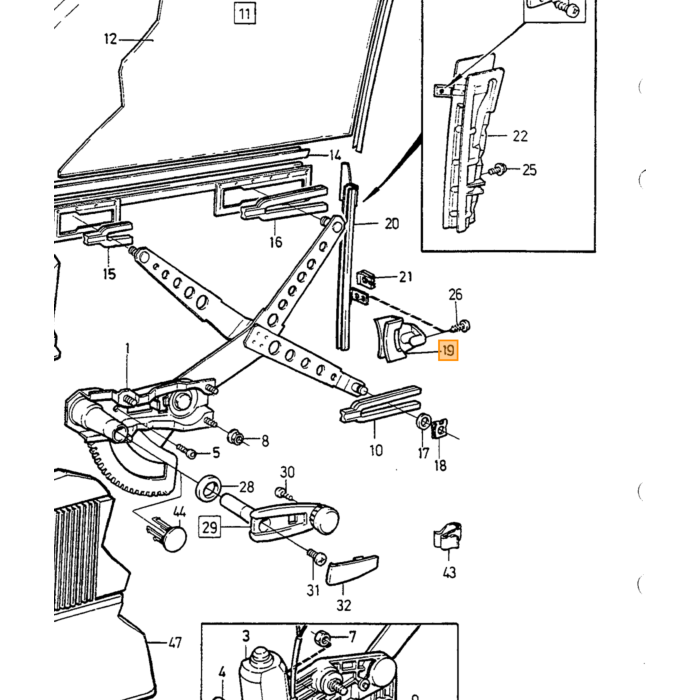 Volvo LEVER venstre Volvo varenummer 1380009