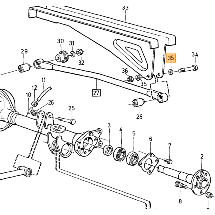 Leje differential tandhjul side (SET) (183839) Amazon op til 240