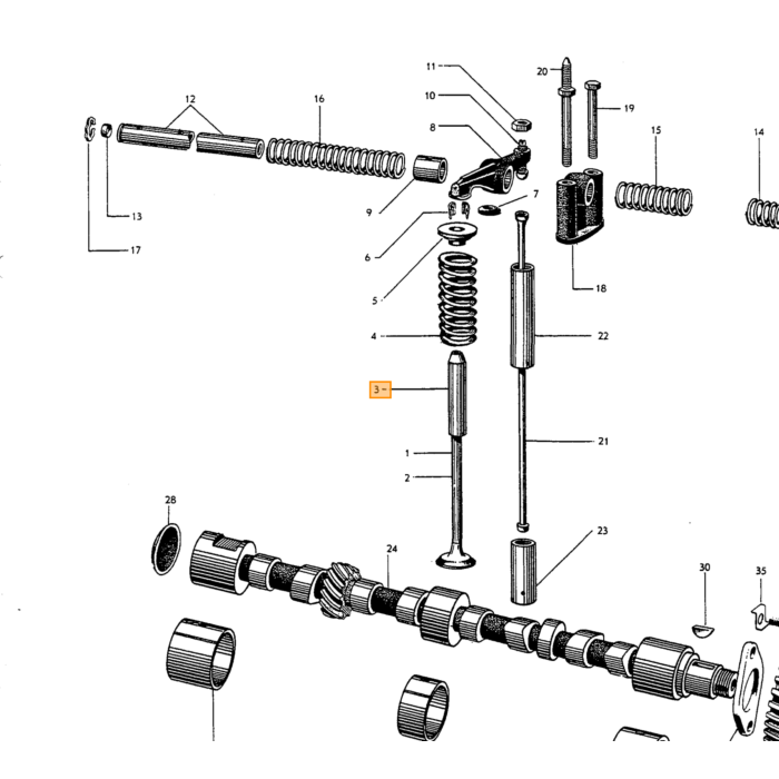 Leje differentiale kegle kronhjul side 140, 145, 164, Amazon 121, Amazon 122 S, Amazon 220, P1800, P1800E, P 210 Duett, PV444, P445 DUETT, PV544