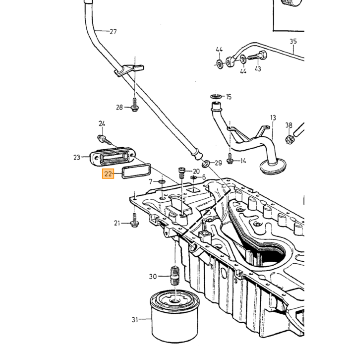 Volvo Pakning gummi hovedbremsecylinder Amazon+140 676257 Volvo varenummer 18677