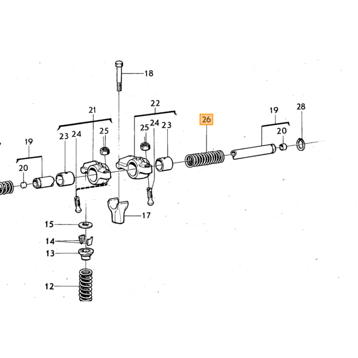 Volvo Pakning kobberring Olietemperaturadapter B18 B20 Volvo varenummer 18822