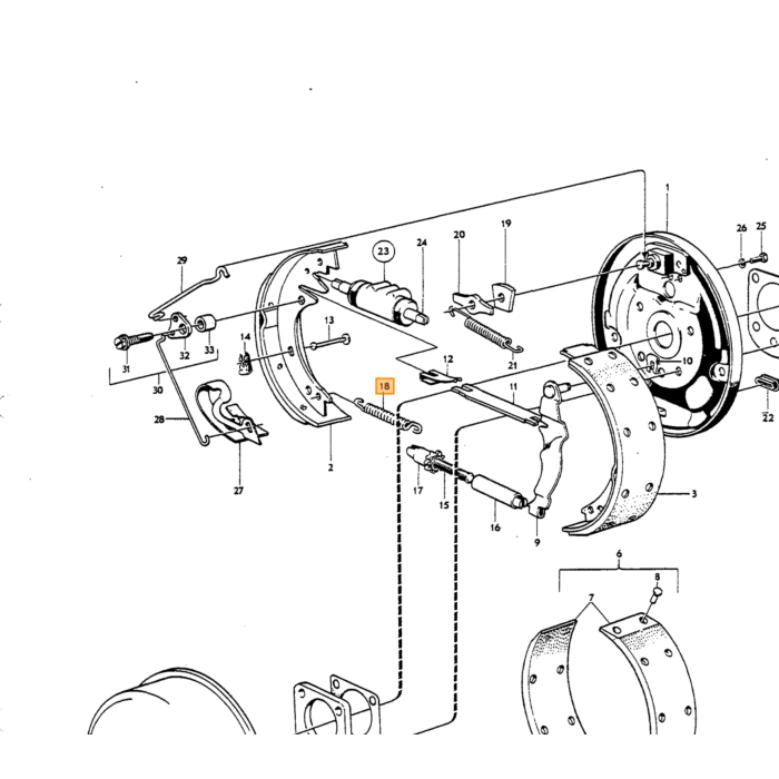 Volvo Bremsenippel klo-slange dobbelt system Amazon +P1800+140+164 varmelegeme vakuumtilslutningsmanifold 164 3/8 UNF stk Volvo varenummer 190279