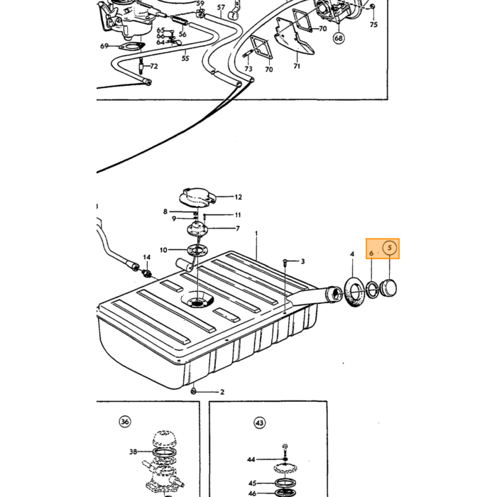 Volvo holder Holder forrudevasker Amazon P1800 PV 940 850 960 760 740 Volvo varenummer 191404