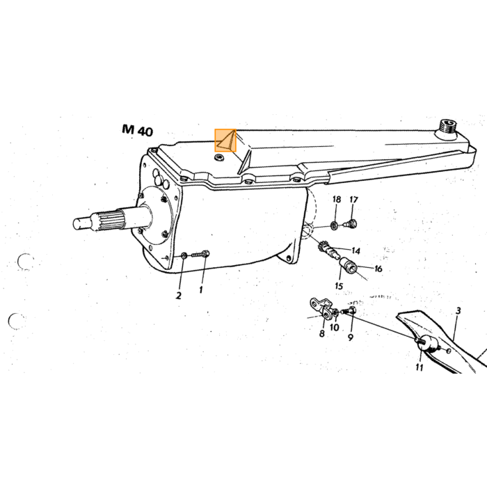 Volvo-stik gearkasse tætningsprop M40 + M41 frostprop 140 145 Amazon 220 P1800 P1800 EP 1800 ES P 210 Duett PV444 P445 DUETT PV544 Volvo varenummer 191496