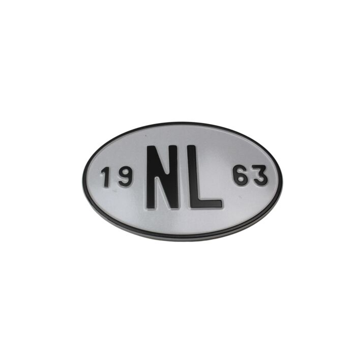 Plade NL med byggear 1962