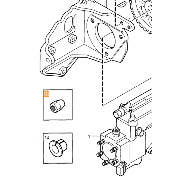 Volvo Oliekøler Adapter Montering Mellem Motor og Filter B18-B23 Volvo Varenummer 2105