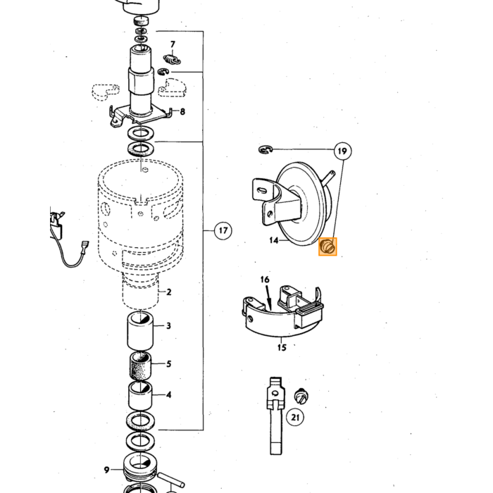 Volvo kondensator B20A+B20B+B30 karburator motor 0 030 100 256 Volvo varenummer 241650