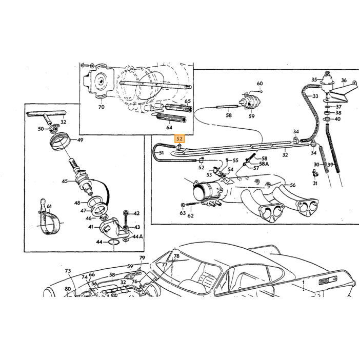 Volvo Indsprøjtningslufttrykssensor B20E+B30E D tronic (0 280 100 015) (0 280 100 010) 140+164+1800 BYTTE (depositum 100 euro) Volvo varenummer 243183