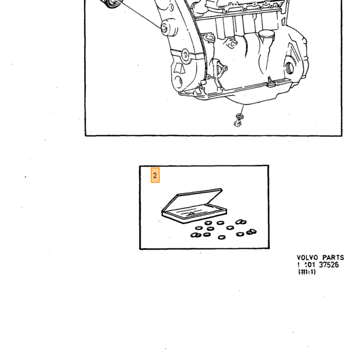 Volvo Manifold Pakningssæt B19+B21+B23+B200+B230 (sættet indeholder 3531326 1378879 271704) 940 240 340-360 740 760 Udvidet sæt Volvo varenummer 271342
