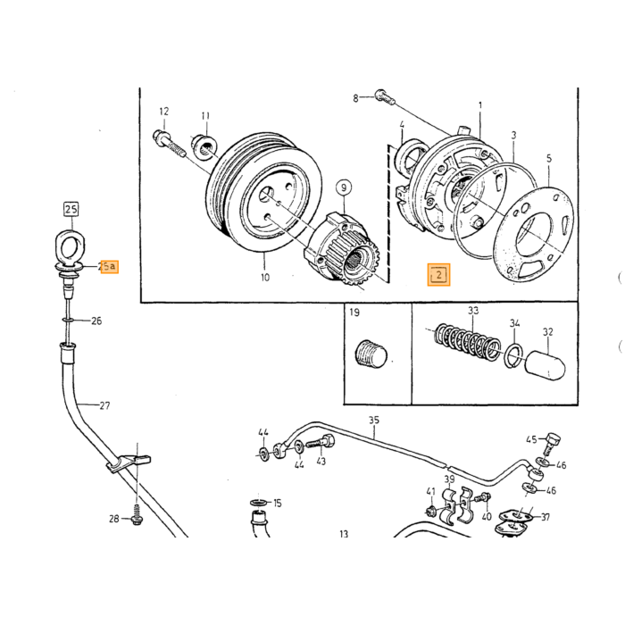 Volvo Oliepumpe Pakningssæt Volvo 850 960 S90 V90 C70 S70 V70 XC70 S40 V40 S80 Pakningssæt Volvo varenummer 271439