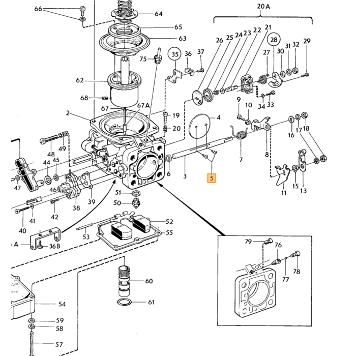 Volvo Pakningssæt krumtaphus (bundkar) + oliefilternet + pakning AW70 + AW71 automatgear 200/700/900 (1340021) Volvo varenummer 271693