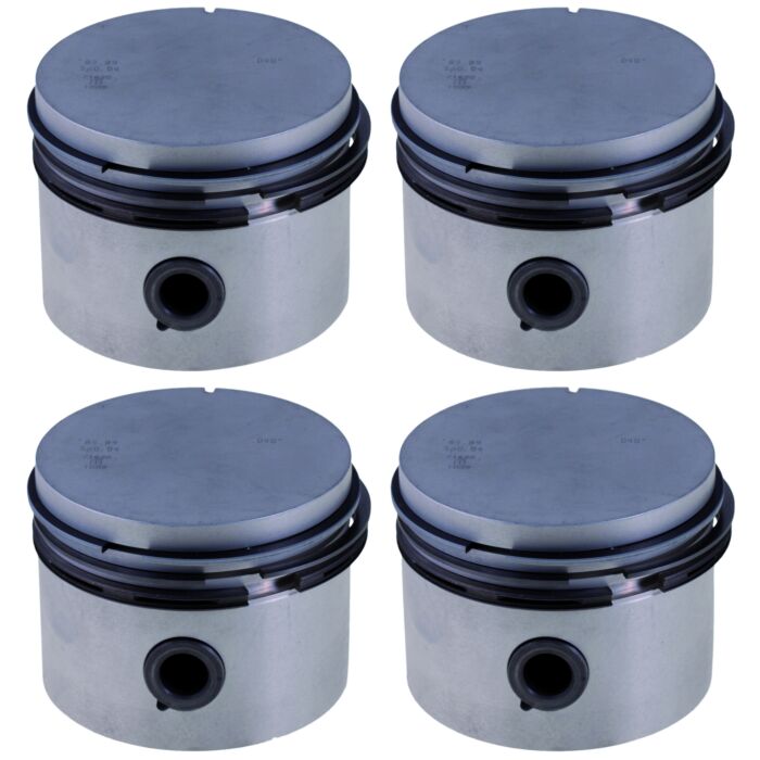Zuiger set B20+B30+B19 0.030 0 762mm  (1973+ 24mm pistonpen incl zuigerveren SET 4 st 272059 0371402