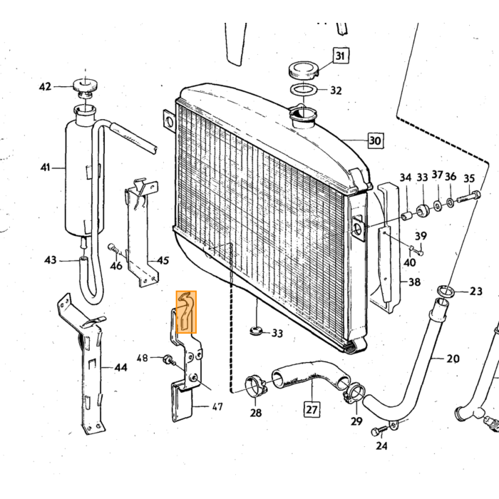 Volvo Termostat B18+B20+B30 92gr 140 240 273164 Volvo varenummer 273277