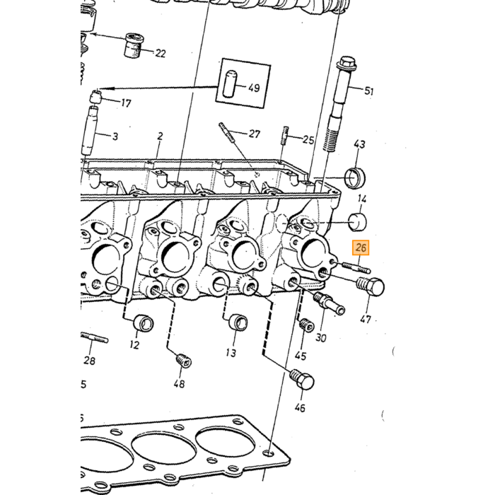 Volvo Motorophæng Gummi 240 242 244 245 Venstre 240 B19 B21 B23 Volvo Varenummer 274110