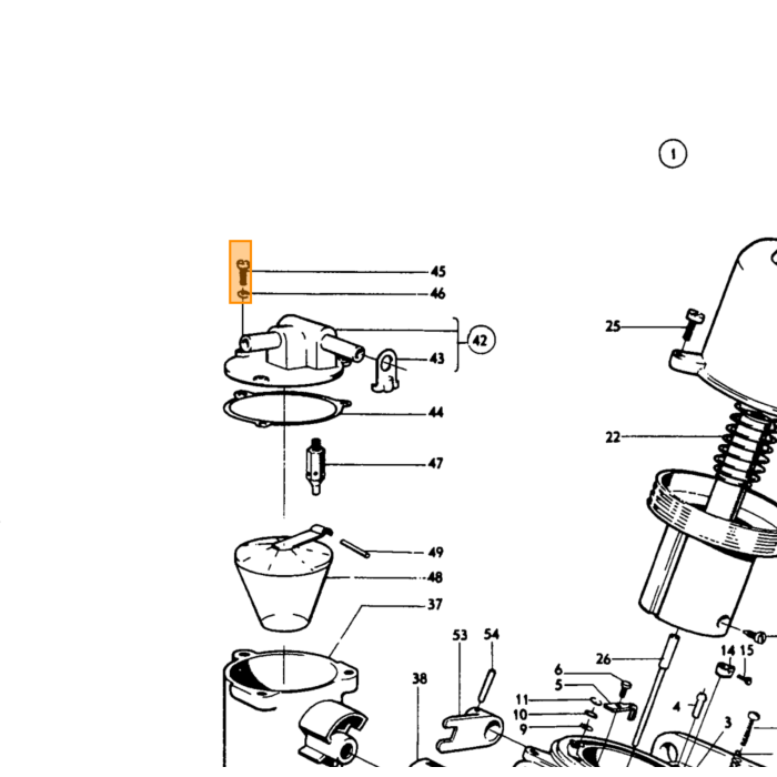 Volvo Carburateur reparatie revisieset SU HS6 (set voor 2 carburateurs) incl sproeierbuizen met gasklep Volvo onderdeel nr 276278C