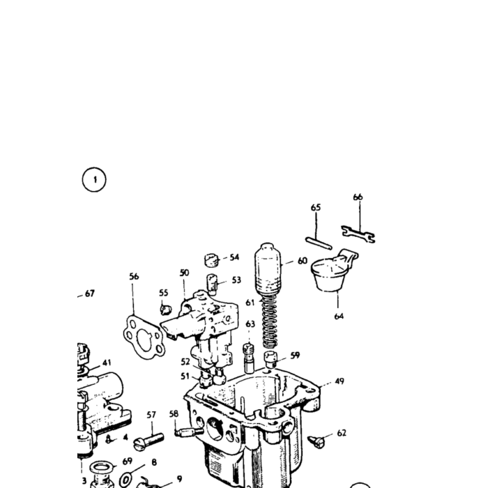 Volvo karburatorreparationssæt Zenith 36VN til B18A Amazon 121 Amazon 122 S Amazon 220 P 210 Duett PV44 P445 DUETT PV544 Volvo varenummer 276286