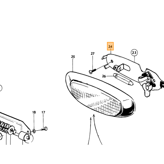 Volvo Lamp 12V LED buis SV8.5 (oa interieur) kent verl 245 10x36  Volvo onderdeel nr 277715 LED