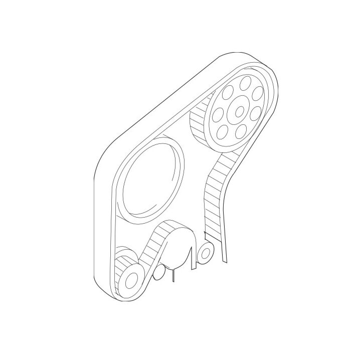 Volvo Tandremsæt VOLVO S60 S80 C70 V50 V70 V40 S40 S70 C30 V60 Xc70 Xc90 2.0 2.3 2.4 2.5 med og uden turbo inkl. vandpumpe, strammeruller og pakning 21430028 Volvo varenummer 30731727