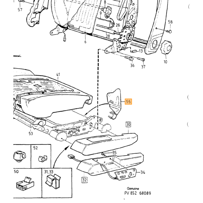 Volvo Isolering Volvo varenummer 3506694