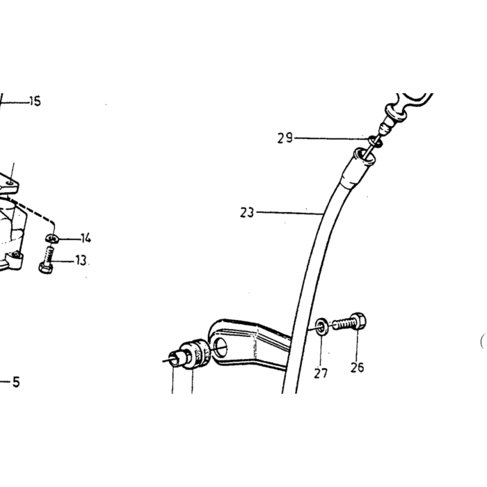 Volvo oliepind 240+740+940+ B19 til B230 (1276624) 240 940 740 760 Volvo varenummer 3514627