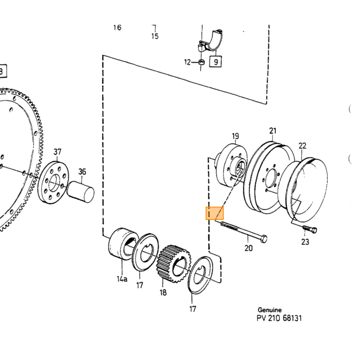 Volvo nippel Volvo varenr. 3531384
