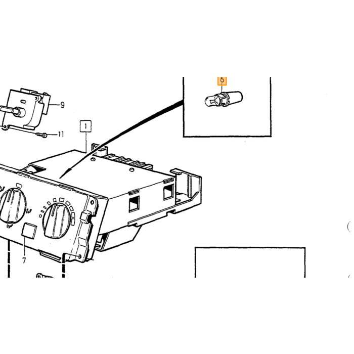 Volvo LAMPE Volvo varenr. 3537346
