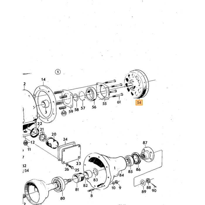 Volvo Bremsebåndsoverdrive D BYTTEPENGE E 100 00 140 145 Amazon 121 Amazon 122 S Amazon 220 P1800 P1800 EP 1800 ES Volvo varenummer 380246