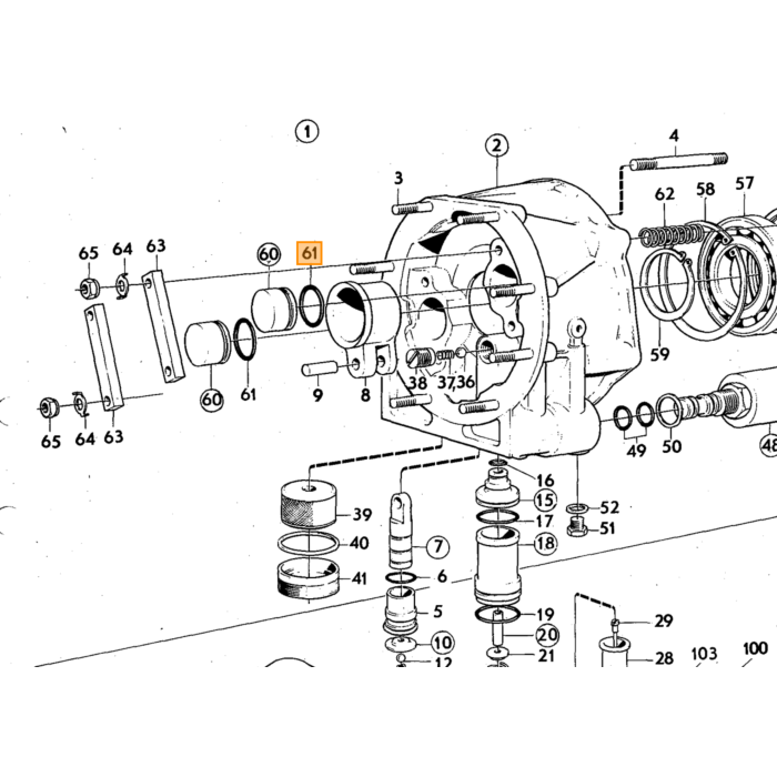Volvo O-ring pakning Volvo typeVolvo 120 130: drevtypeVolvo 140: drevtypeVolvo 164: drevtypeVolvo 240 260 262: drevtypeVolvo P1800 Volvo varenummer 380756