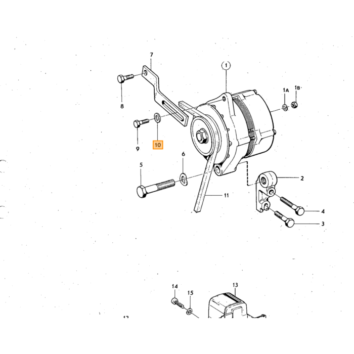 Volvo Gummigenerator DC Volvo varenummer 403877