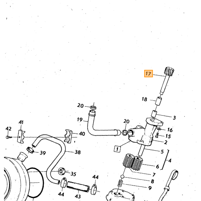 Volvo gear + aksel oliepumpe + fordeler B18 + B20 + B30 Volvo varenummer 418277