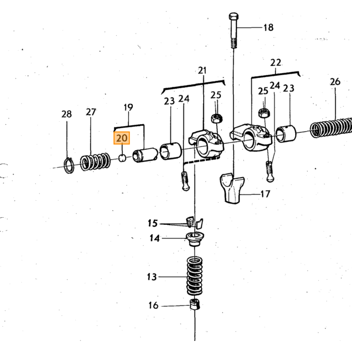 Volvo gummiringsoliepumpe B18 + B20 + B30 + B19 + B21 + B23 + B230 Volvo varenummer 418360