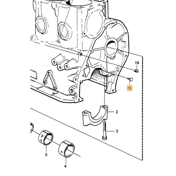 Volvo Olienippel Dysefordelergear B18+B20 Volvo varenummer 418416
