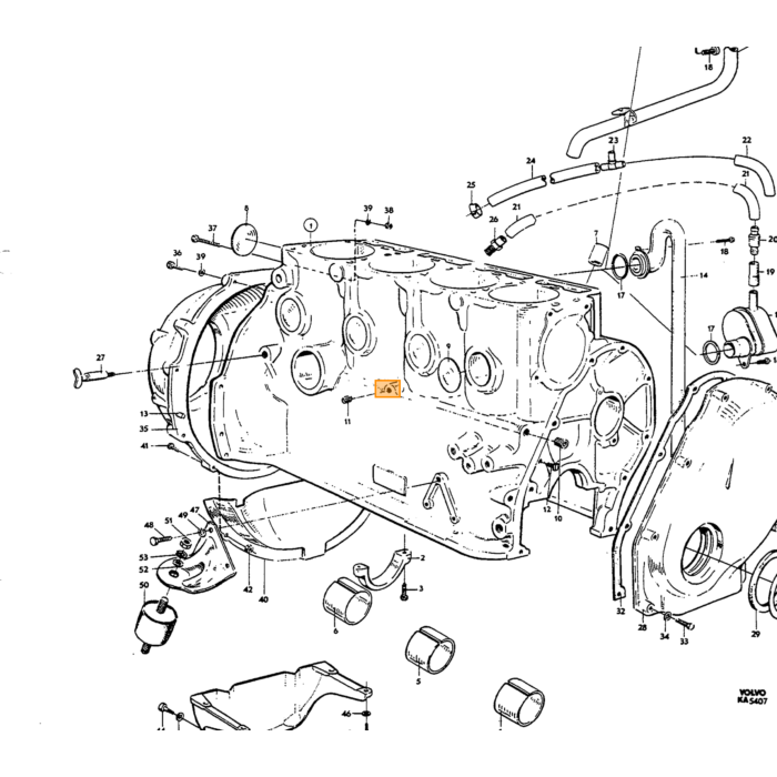 Volvo Frostprop 35 mm topstykke B18 + B20 + B30 for Volvo varenummer 418717